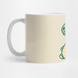 Cute Green Sauropod Dinosaur Mug